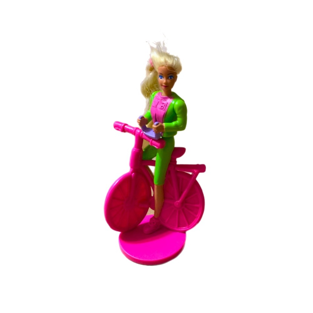 Bicycling Barbie McDonald’s Happy Meal Toy #1
